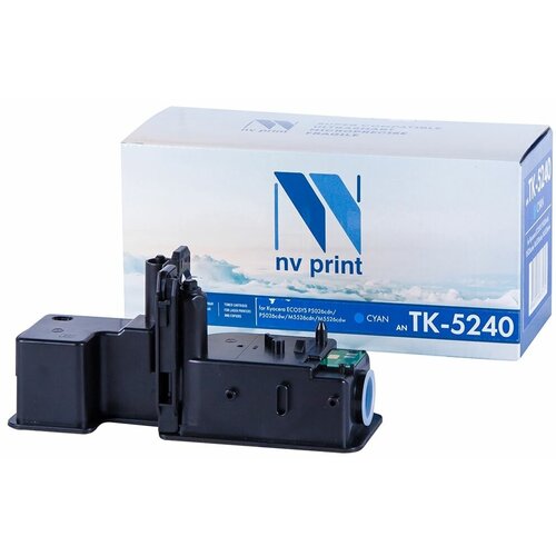 Картридж совместимый NV PRINT NV-TK5240C для Kyocera Ecosys P5026cdn/P5026cdw/M5526cdn/M5526cdw, голубой