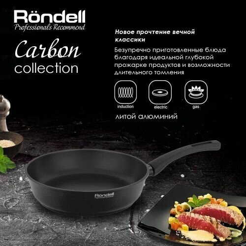 Сковорода 28х6,9 см Carbon Rondell RDA-1698 - фотография № 12