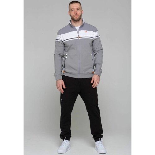 Костюм Bilcee, олимпийка и брюки, спортивный стиль, свободный силуэт, карманы, размер 54, серый