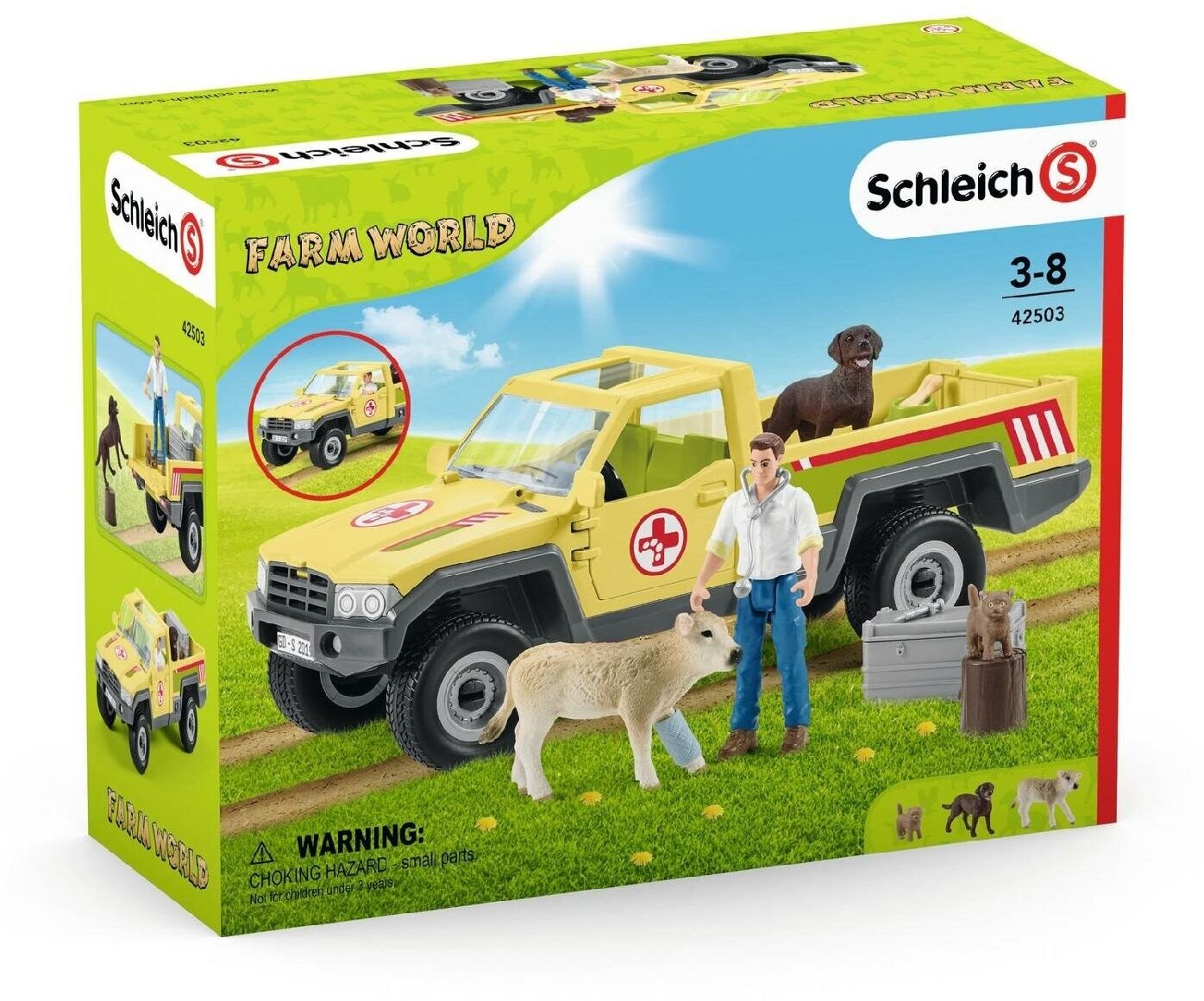 Schleich Игровой набор "Визит ветеринара на ферму" - фото №19