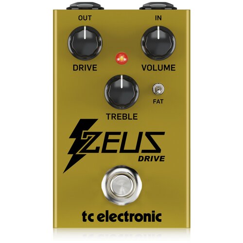 TC ELECTRONIC / Дания TC ELECTRONIC ZEUS DRIVE OVERDRIVE - гитарная педаль эффекта овердрайв