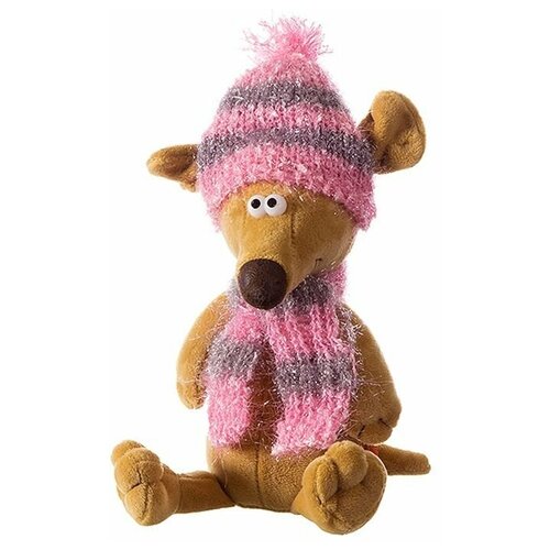 Собака Чуча в розово-серой шапке, 30 см, ORANGE TOYS, exclusive