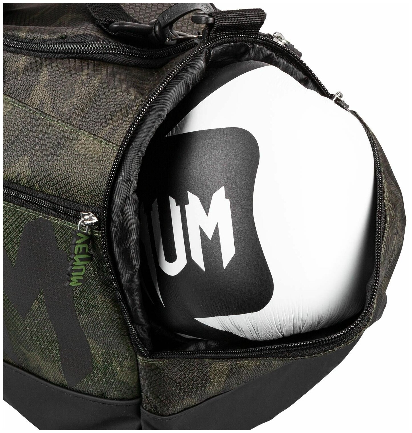 Сумка Venum Sparring Sport Bag Black/Camo - фотография № 4