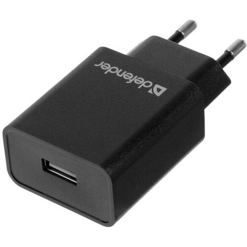 Сетевое зарядное устройство Defender EPA-10 1 USB 21 А чёрное 629₽