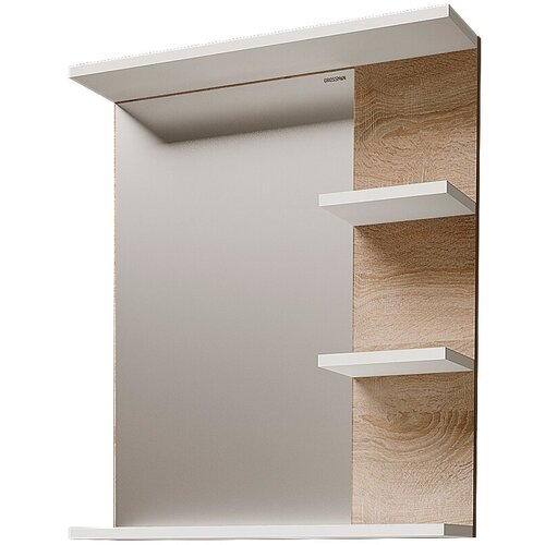 Grossman Зеркало Grossman Поло 57 205701 Дуб сонома светлый Белое глянцевое 3614₽