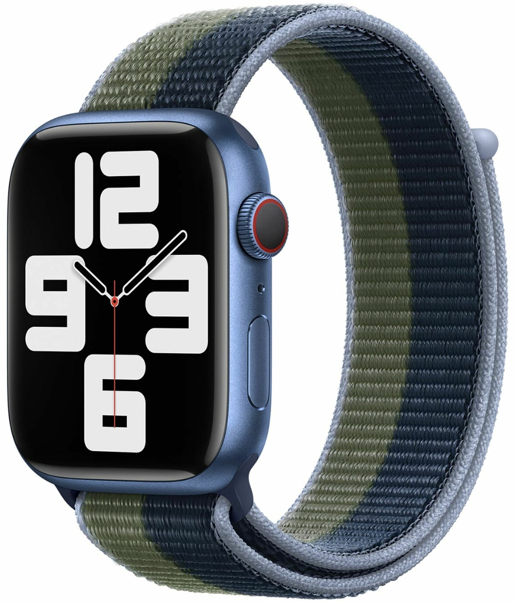 Ремешок Apple Sport Loop Abyss Blue/Moss Green для Apple Watch 42-44-45-49mm ML313ZM/A