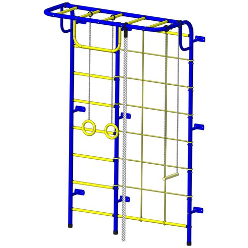 Спортивно-игровой комплекс Пионер С104М, синий/желтый