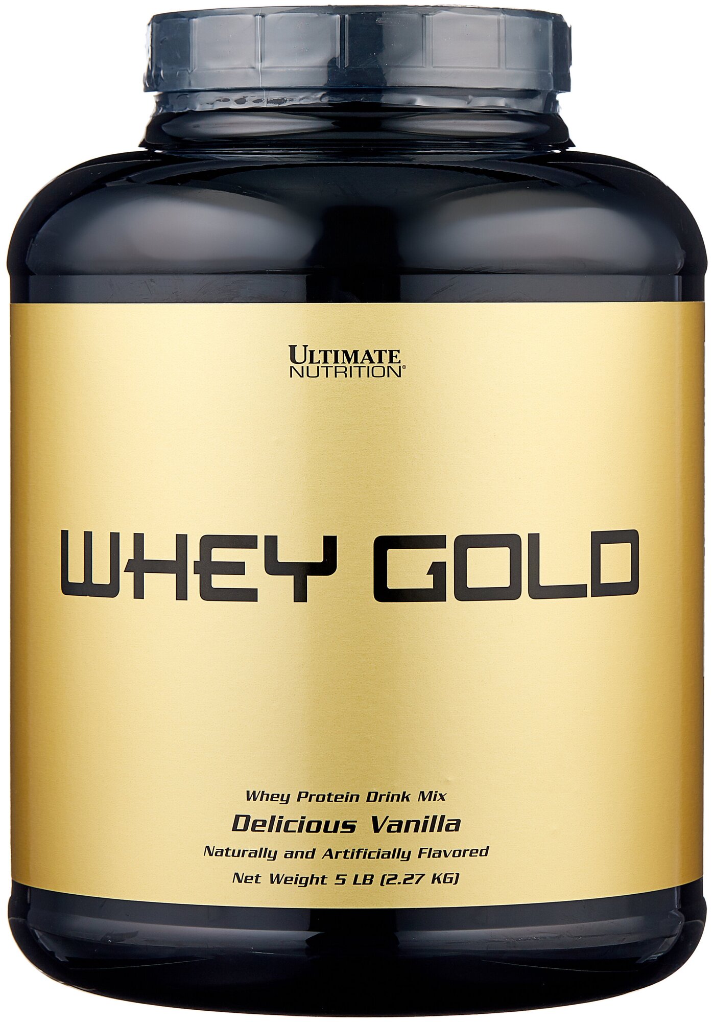 Протеин Ultimate Nutrition Whey Gold 2270 гр Delicious Vanilla
