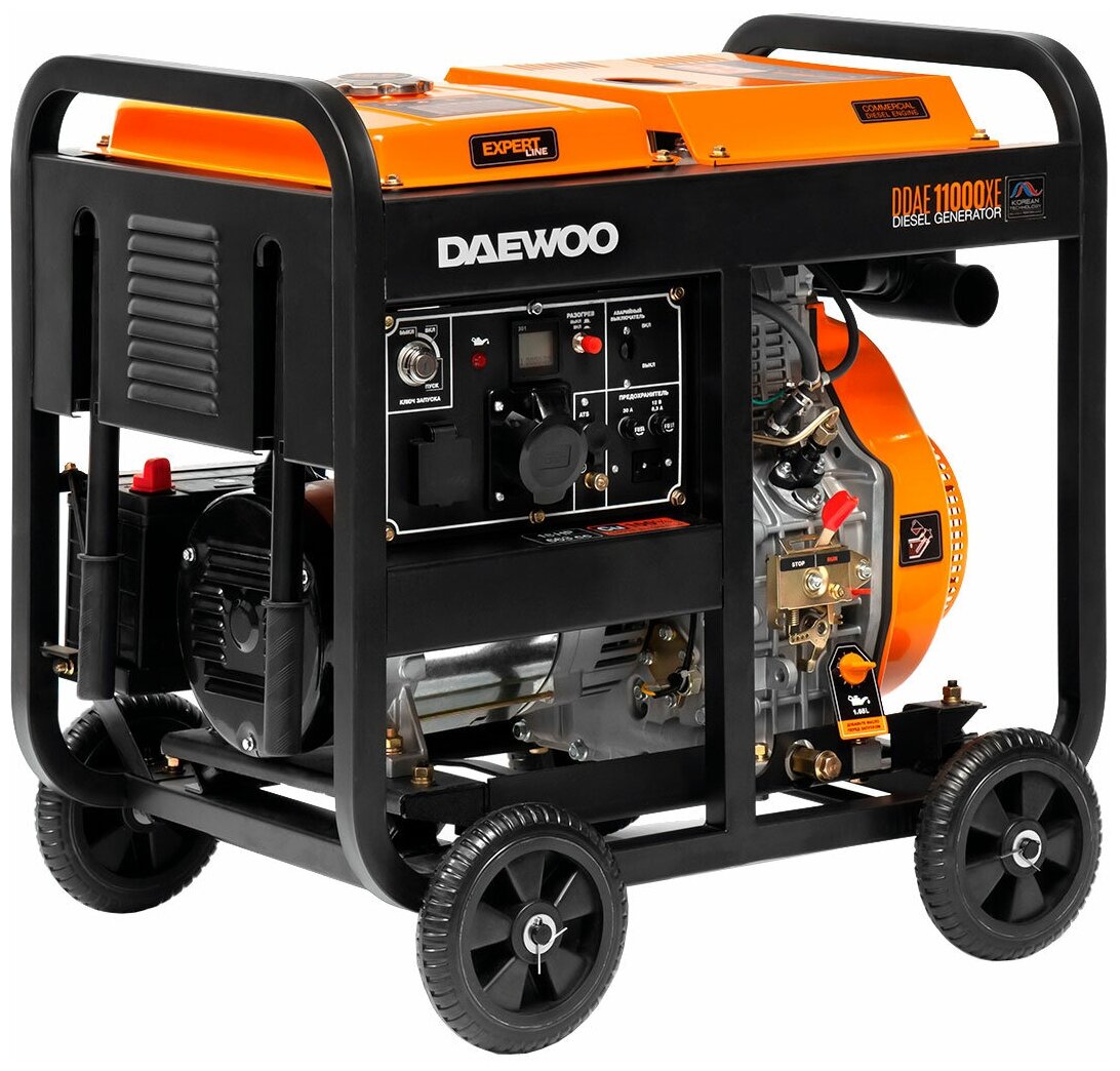 Дизельный генератор DAEWOO DDAE 11000XE - фотография № 5