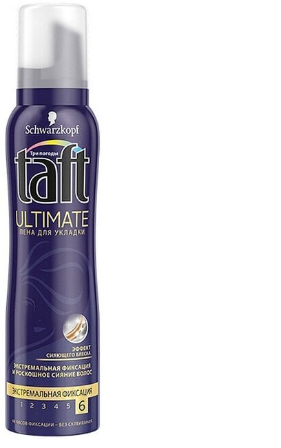 Taft Classic Пена Ultimate экстремальная фиксация 150 мл 1 шт