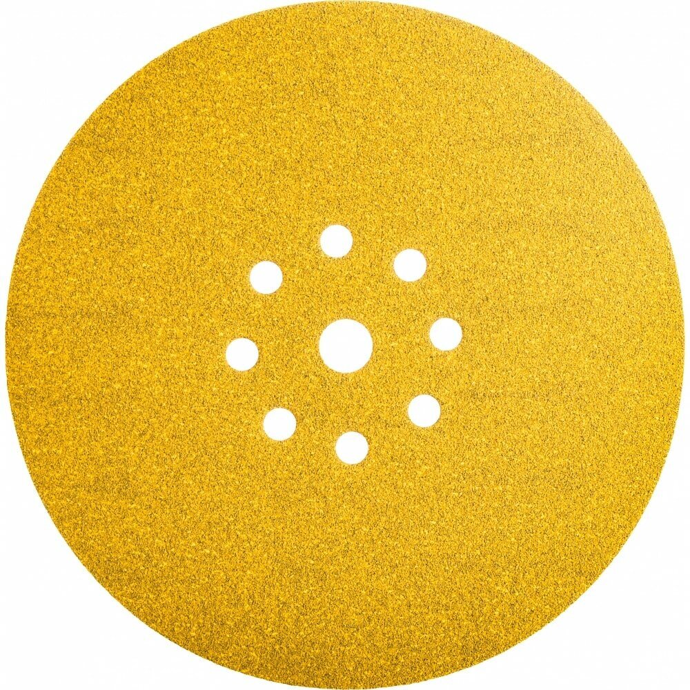 Шлифовальный круг на липучке ABRAFORM - 1 шт, 225 мм, 9 отв, Р 80 для шлифовальной машинки жираф для стен и потолков, наждачный абразивный круг - фотография № 9