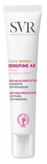 Крем для чувствительной кожи SPF50+ Sensifine AR SVR/СВР туба 40мл