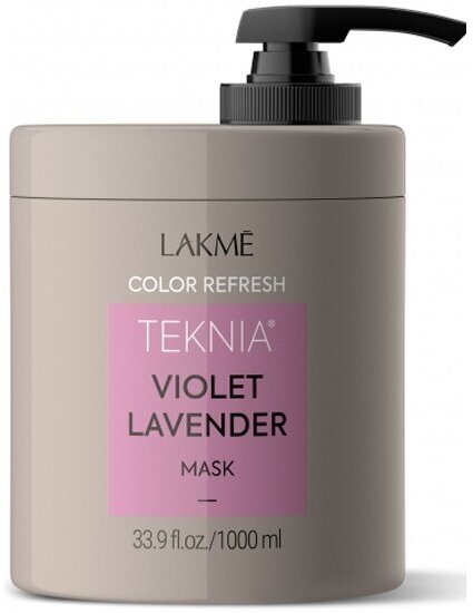 Маска для волос Lakme Teknia Refresh Violet Lavender Mask Обновление цвета фиолетовых оттенков, 1000 мл