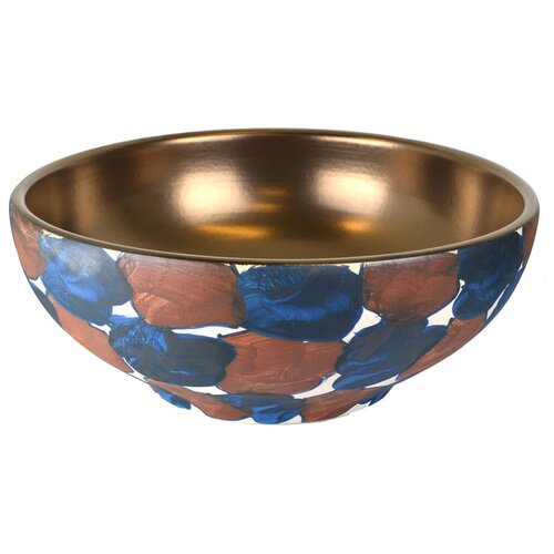 фото Раковина-чаша bronze de luxe бронзовая с декором (147b)