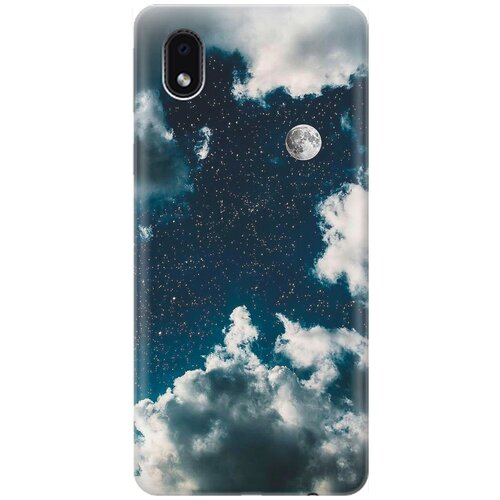 фото Силиконовый чехол на samsung galaxy a01 core / m01 core / самсунг а01 кор с принтом "лунное небо" re:pa