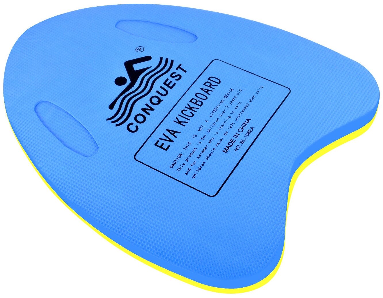 Доска для плавания треугольная CLIFF цвет: голубой (30*40*3см)