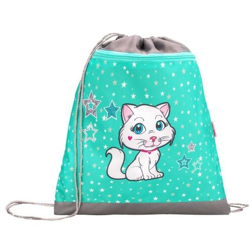 фото Мешок-рюкзак для обуви belmil sweet kitty, с вент. сеткой и объем. карм. на молн., 35х43 см
