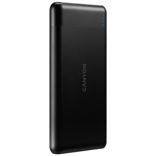 Внешний аккумулятор CANYON (Power Bank) PB-107, 10000мAч, черный