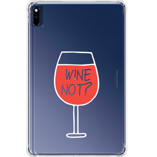 Противоударный силиконовый чехол для планшета Huawei MatePad 10.4 Wine not white