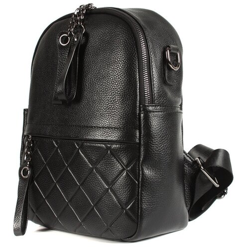 фото Рюкзак женский натуральная кожа meyninger а-кс-121/черный, модель рюкзак