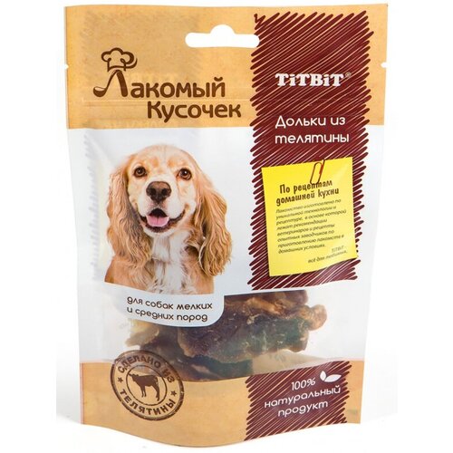 Titbit Лакомый кусочек Дольки из телятины, 60 г, 6 упаковок