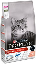 Сухой корм для пожилых кошек Pro Plan 7+, с высоким содержанием лосося 1.5 кг