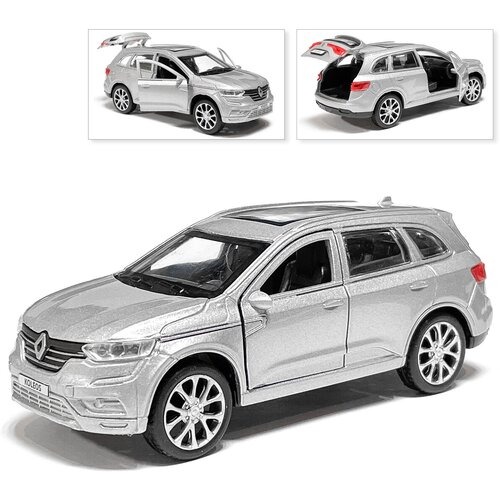 Машина Renault Koleos, инерционная, серебро, Технопарк, 12 см