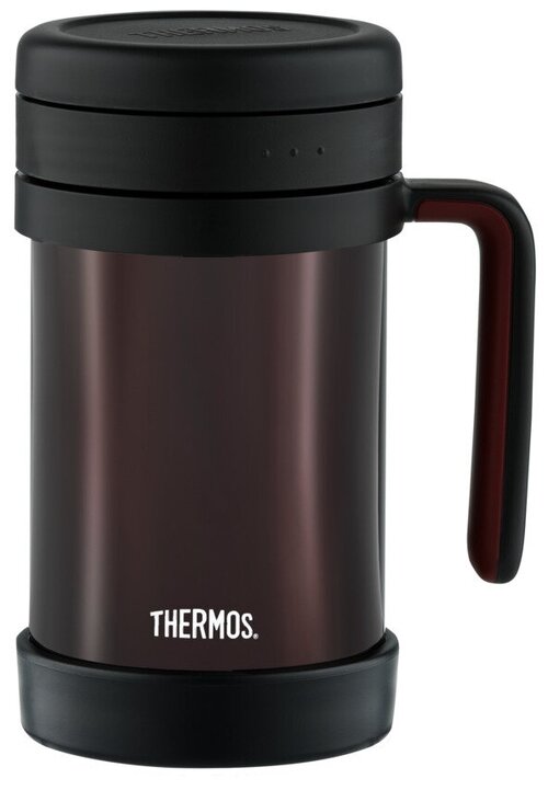 Термос из нерж. стали с ситом тм THERMOS TCMF-501 0.5L