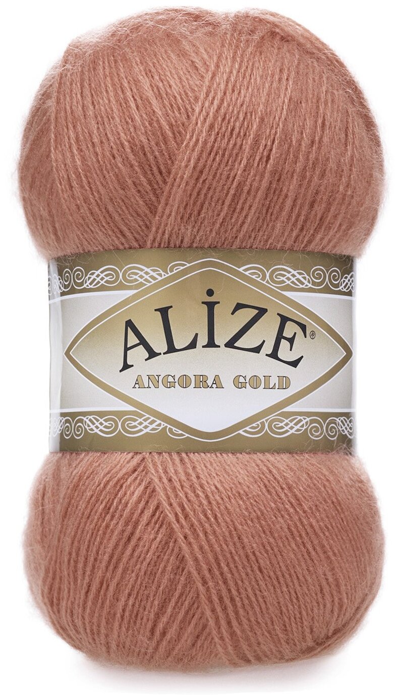 Пряжа Alize Angora Gold луковый (102), 80%акрил/20%шерсть, 550м, 100г, 1шт