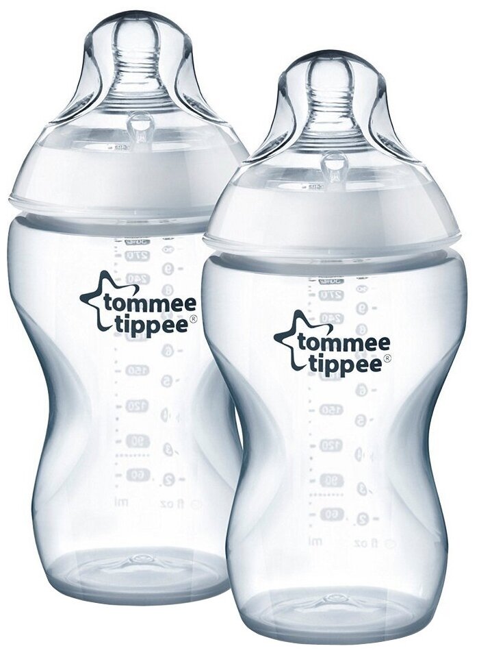 Бутылочка для кормления Tommee Tippee, 340 мл, 2 шт. (30026) - фото №1