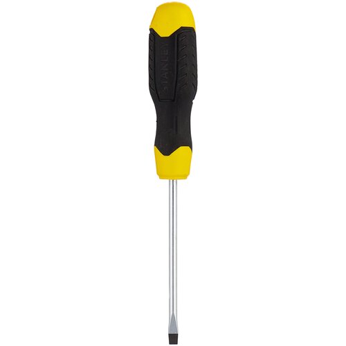 Отвертка прямой наконечник STANLEY Cushion Grip SL5x100 мм отвертка stanley cushion grip sl6 5x45 мм