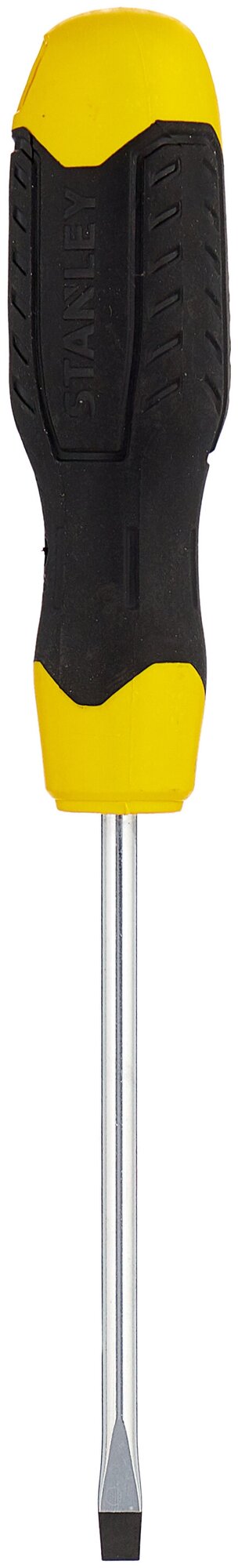 Отвертка прямой наконечник STANLEY Cushion Grip SL5x100 мм