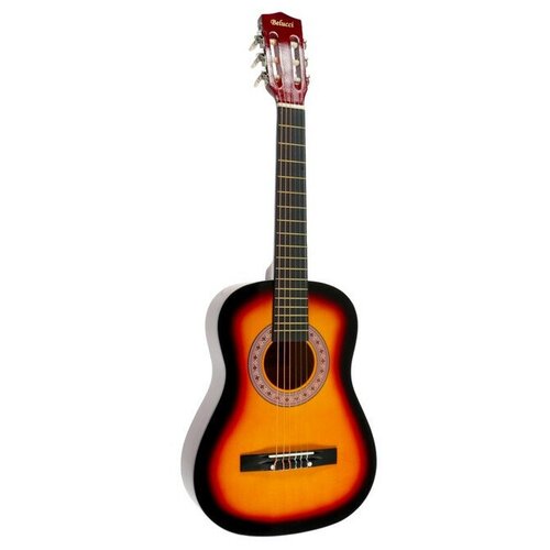 детская классическая гитара belucci bc3405 or оранжевый Детская классическая гитара Belucci BC3405 SB санберст sunburst