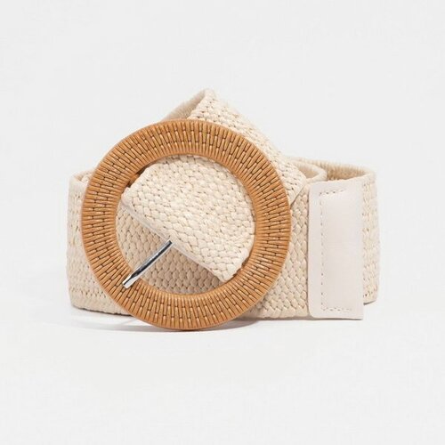 фото Ремень сима-ленд, размер 100, бежевый сима-лэнд