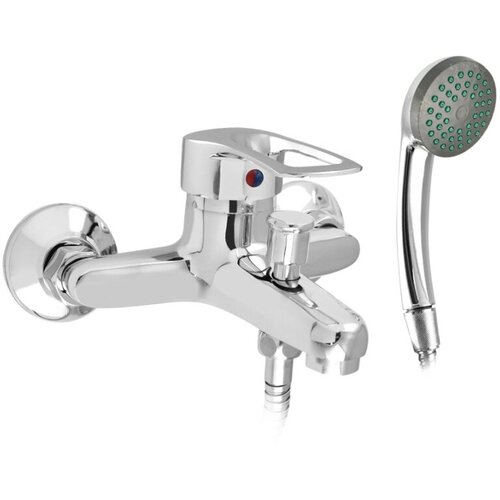 Смеситель для ванной комнаты с коротким изливом, для душа в ванную с лейкой