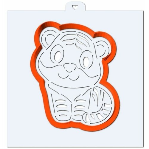 Пластиковая вырубка + Трафарет 