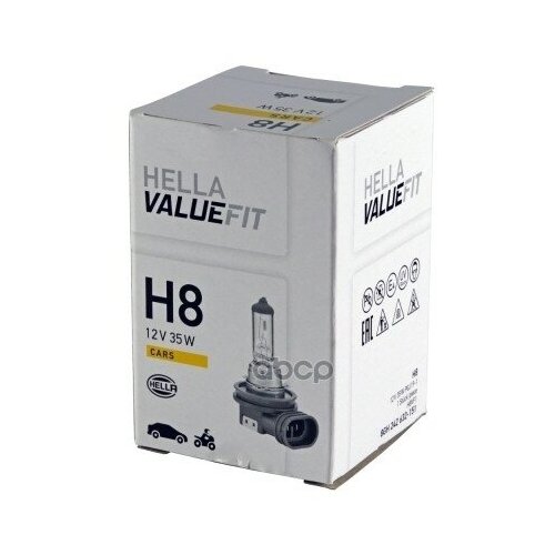 Лампа Valuefit H8 HELLA арт. 8GH242632151