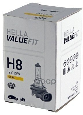 Лампа Valuefit H8 12V 35W Pgj 19-1 HELLA арт. 8GH242632-151