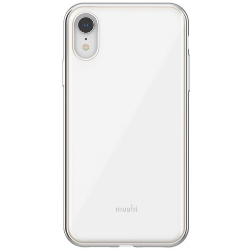 фото Чехол-накладка moshi iglaze для apple iphone xr жемчужно-белый