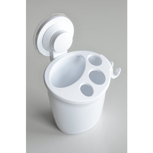 Настенный стакан для зубных щеток на присоске STRONG WALL Шведский Дом SWED HOUSE 17368640