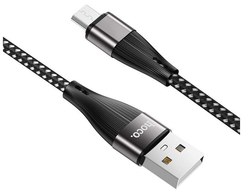 Кабель HOCO X57 USB-MicroUSB, 2.4А, 1 м