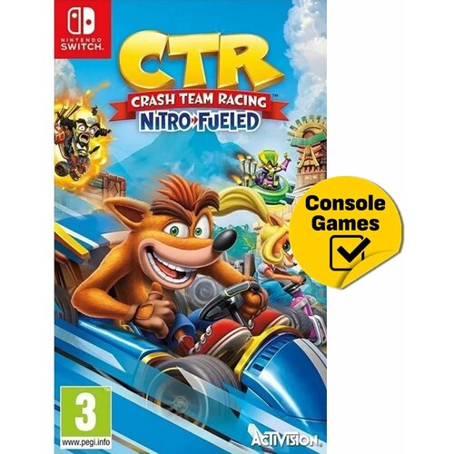 crash team racing nitro fueled nintendo switch Игра для Switch Crash Team Racin Nitro-Fueled (английская версия)