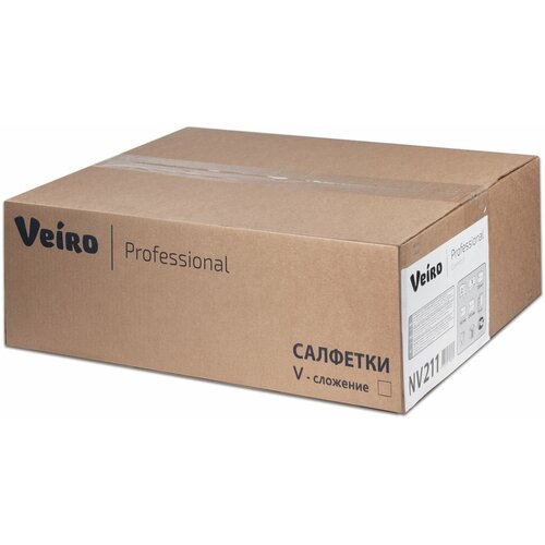 Салфетки VEIRO Professional Система N4 Comfort комплект 15 шт х 220 шт 2-слойные белые 21х162 V NV211 3800₽