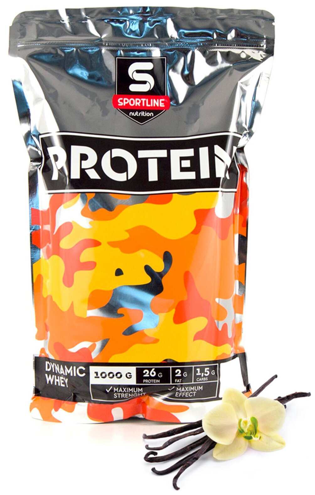 SportLine Nutrition Dynamic Whey Protein, ваниль, 1000 гр.