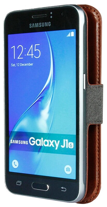 Универсальный чехол книжка G-Case Slim Premium для смартфонов 3,5 - 4,2", коричневый