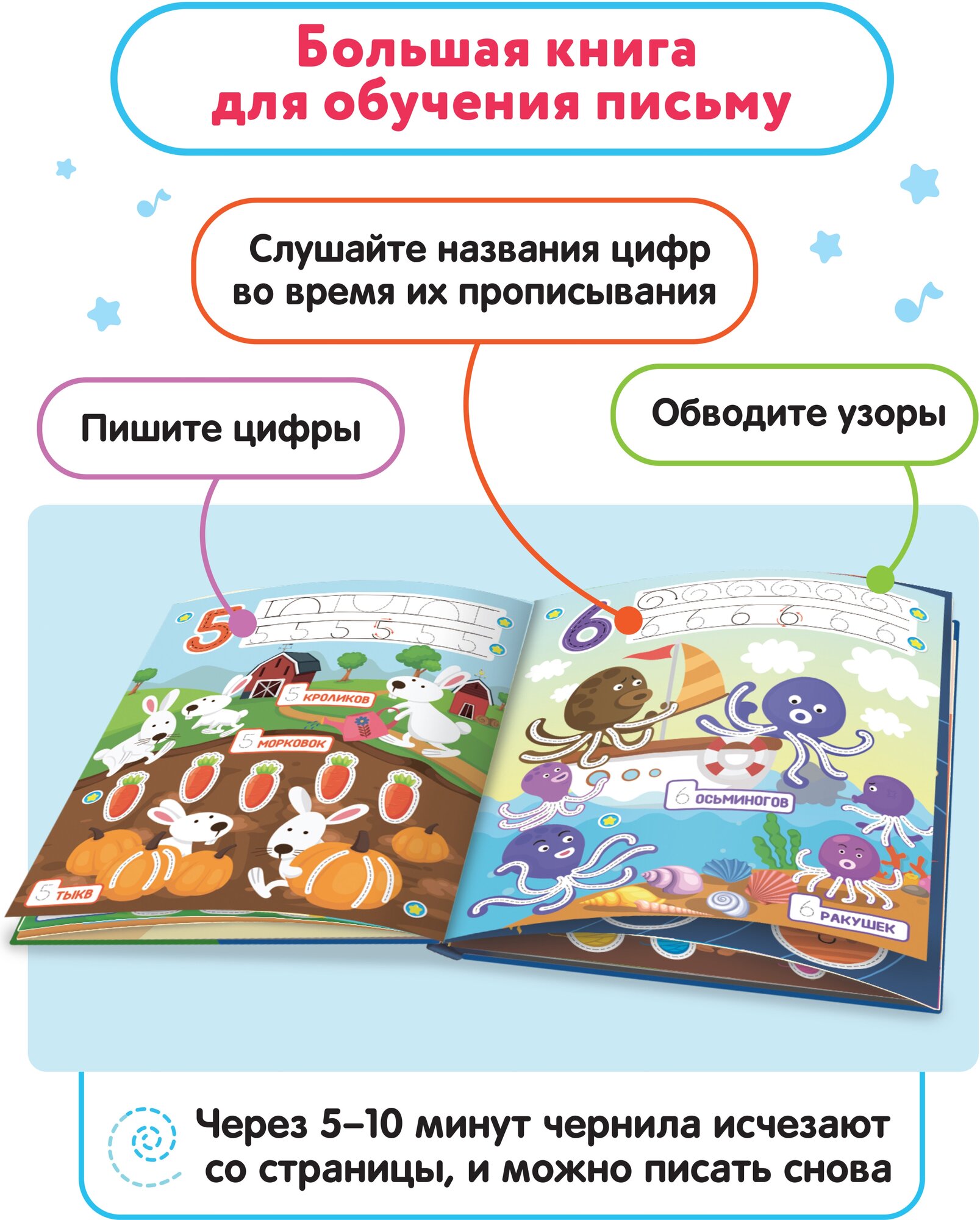 Книга Весёлые цифры (Марук И.М.) - фото №3