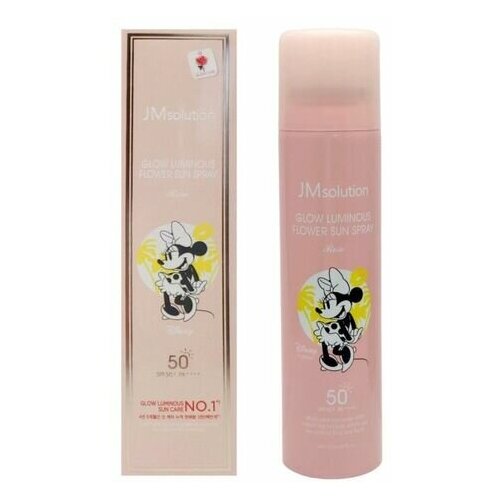 JMsolution Спрей солнцезащитный - Disney collection Mini luminous rose SPF50+ PA++++, 180мл