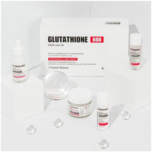 Glutathione 600 Multi Care Kit Набор для осветления кожи bb крем для лица spf50 pa medi peel bio intense glutathione mela toning 50 мл