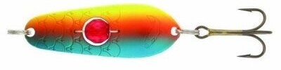 Блесна колеблющаяся Kuusamo Rasanen 50/11 с камнем FYe/FR/BLU-S