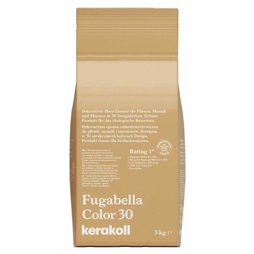 Затирка цементно-смоляная Kerakoll Fugabella Color 30 3 кг